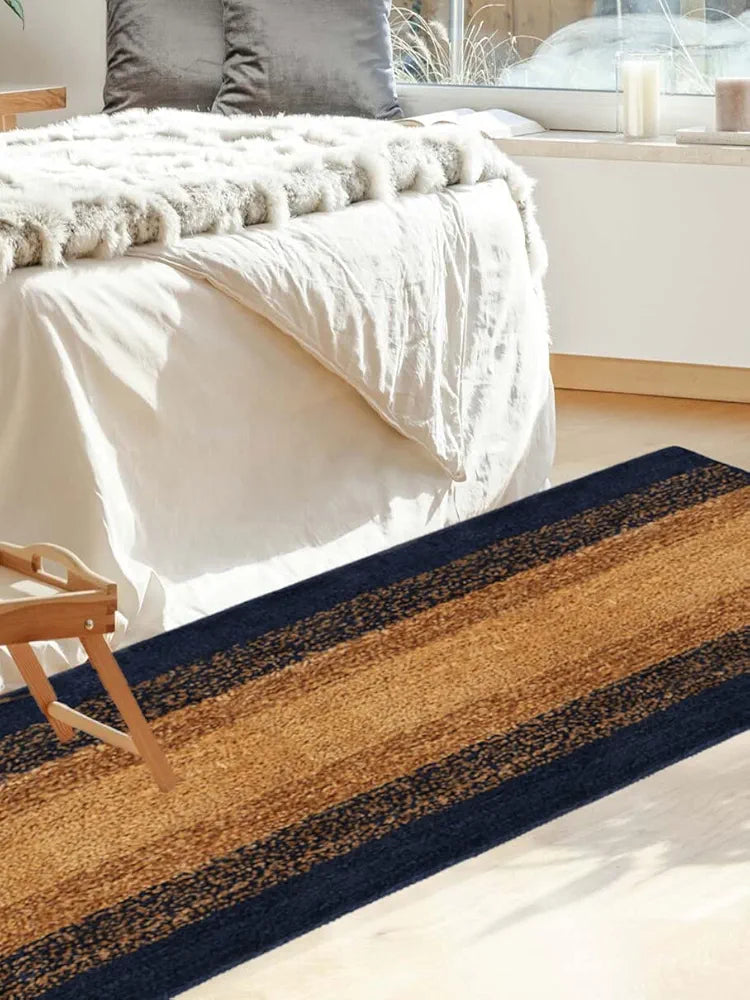Kuber Industries Shaggy Carpet|Polyester Bedside Runner,Soft Rug for Hall,Offices,Kitchens,Bedroom,Floor Home D cor,5 x 2 Ft.