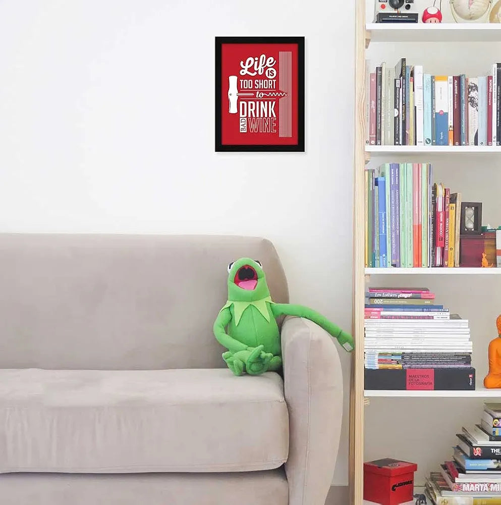 ArtX Paper Food/Beverage Quote Wall Frame Art Painting, Multicolor, Motivational, 10 X 13 Inches, Set of 1