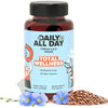 Daily All Day Vegetarian Omega 3 6 9 Supplement Capsule 1000mg Total Wellness - 60 caps
