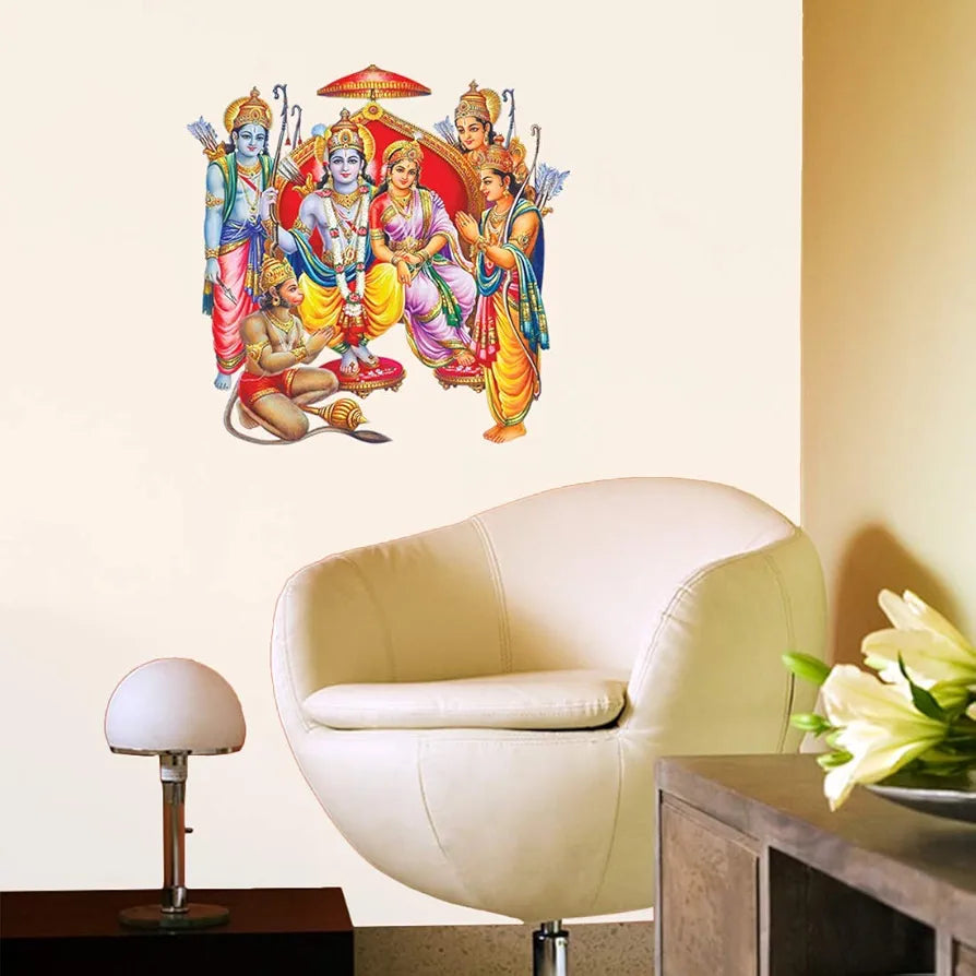 Rangoli White Glossy Vinyl Wall Sticker Premium Self-Adhesive Waterproof Decorative Wall Decal for Bedroom, Living Room, Office & Home Decoration Easy to Apply. Parent-5, Design-2