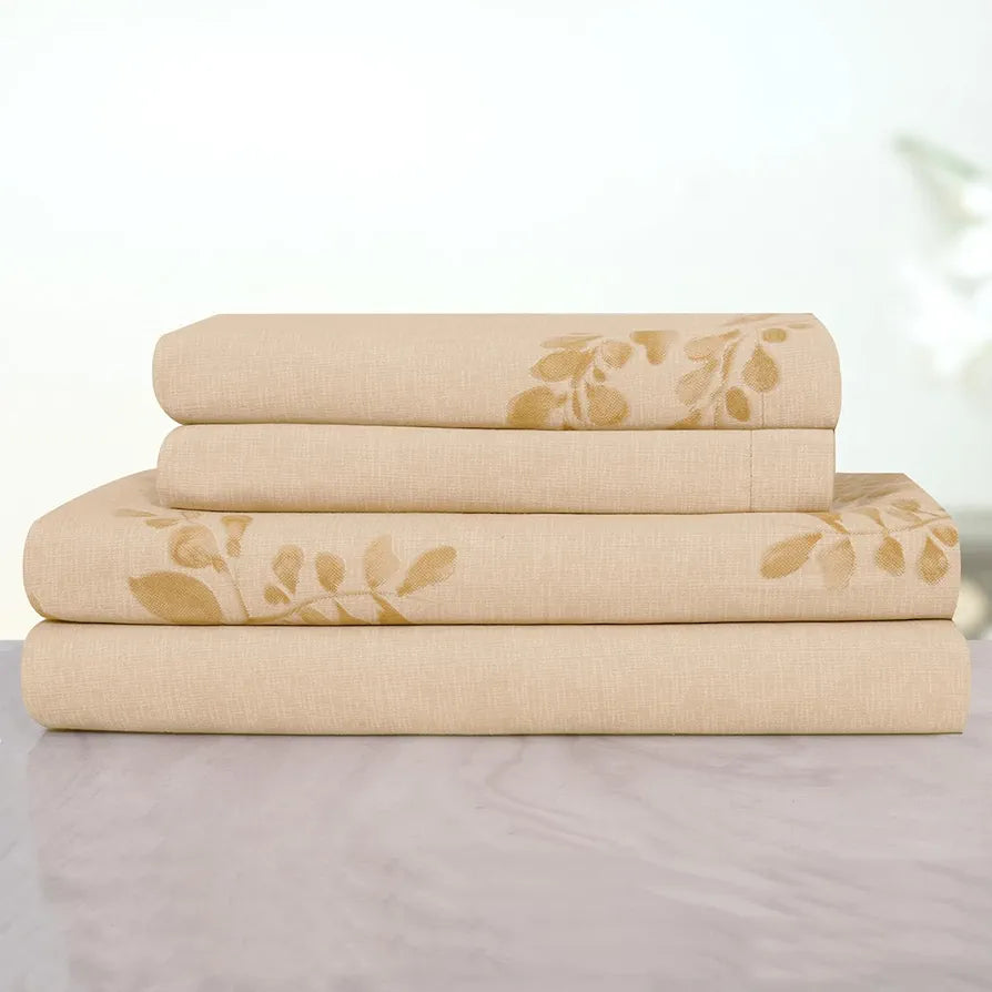 Cloth Fusion Glace Cotton Pillow Cover Set of 2 with Envelope Closure, Soft Pillow Case for Comfort 