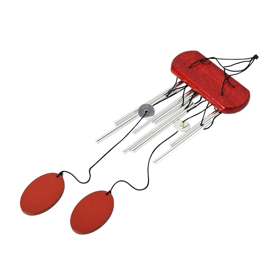 sculpmart Wood Wind Chimes For Home Positive Energy - Hanging Bells For Home Decoration And Balcony Decor With Melody Sound 