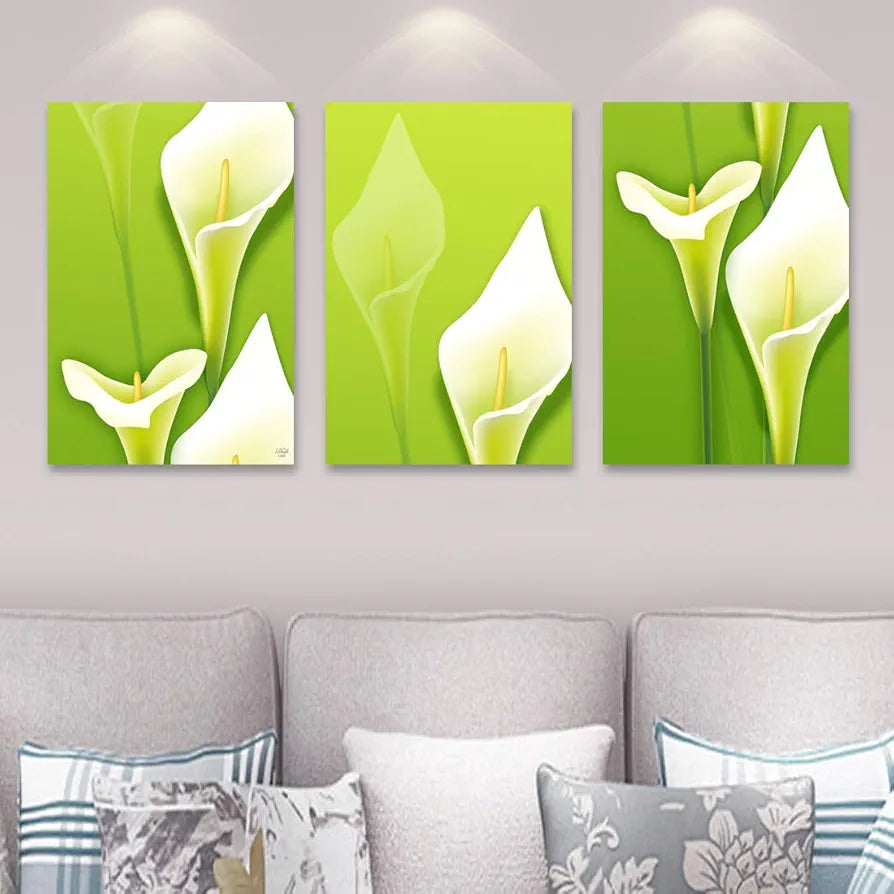 Rangoli MDF 3 Pcs Wall Poster 12x18 Inch Decorative Wall Art for Home, Office, Living Room. P-4, Design-11