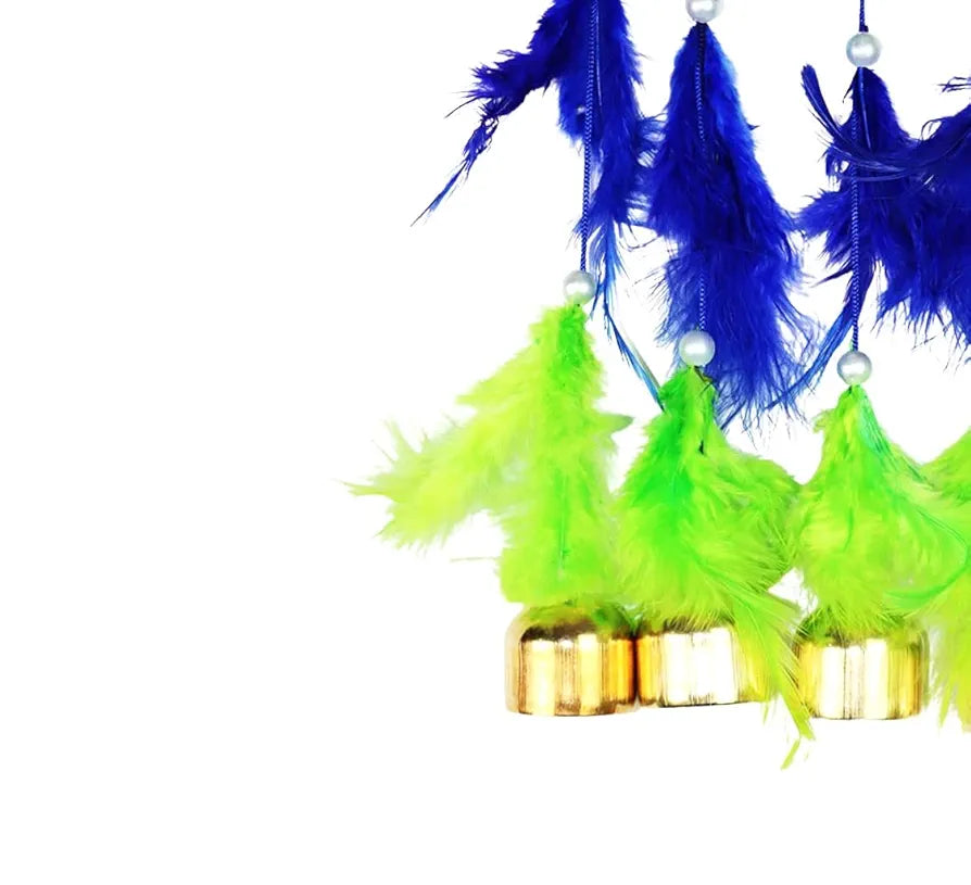 RPH Handicrafts Wind Chime 5 Bell Dream Catcher for Wall Decor, Bedroom, Balcony, Garden, Kids Room  Small 