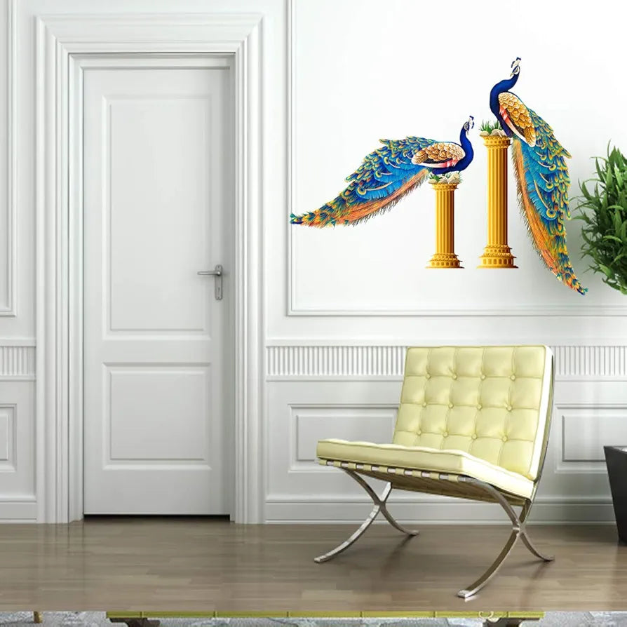 Rangoli Vinyl Birds Wall Sticker 
