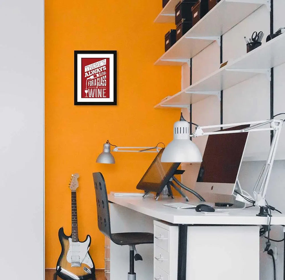 ArtX Paper Beverage Quote Wall Frame Art Painting, Multicolor, Motivational, 10 X 13 Inches, Set of 1