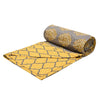 Trance Home Linen 150 GSM Pure Cotton Reversible Dohar Double Bed Size Ac Blanket Comforter Soft Light-Weight Bed Blanket Colour Damask Grey Mustard