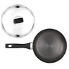 Milton Pro Cook Hard Anodized Fry Pan 22 Cm / 1.4 Litre With Stainless Steel Lid - 1242 gms