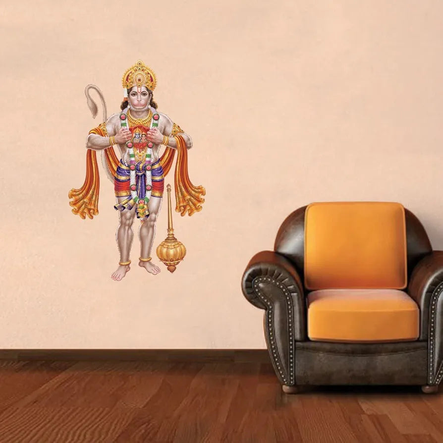 Rangoli White Glossy Vinyl Wall Sticker Premium Self-Adhesive Waterproof Decorative Wall Decal for Bedroom, Living Room, Office & Home Decoration Easy to Apply. Parent-13, Design-12