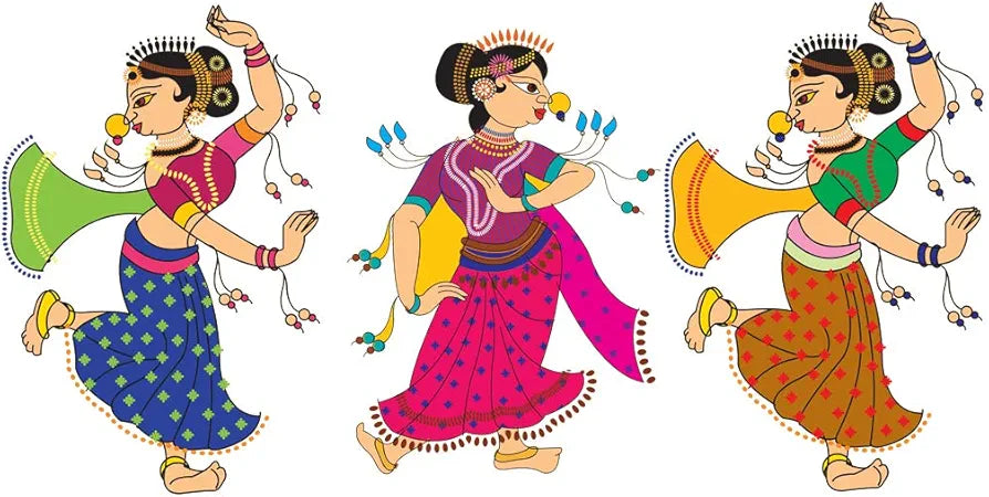 Rangoli Vinyl Wall Sticker Self-Adhesive Wall Decor for Home, Office, Bedroom, and Living Room Décor Easy to Apply & Peel. Parent 2, Design-15