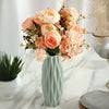 Artificial Head Rose Peony Flowers Peach