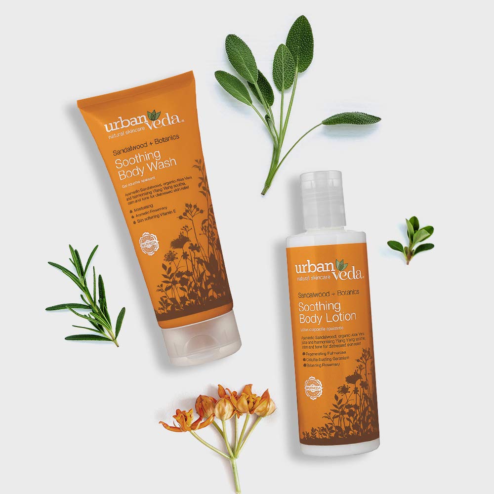Urban Veda Soothing Body Wash & Body Lotion Swadesii