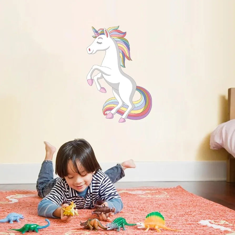 Rangoli White Glossy Vinyl Wall Sticker Premium Self-Adhesive Waterproof Decorative Wall Decal for Bedroom, Living Room, Office & Home Decoration Easy to Apply. Parent-2, Design-2