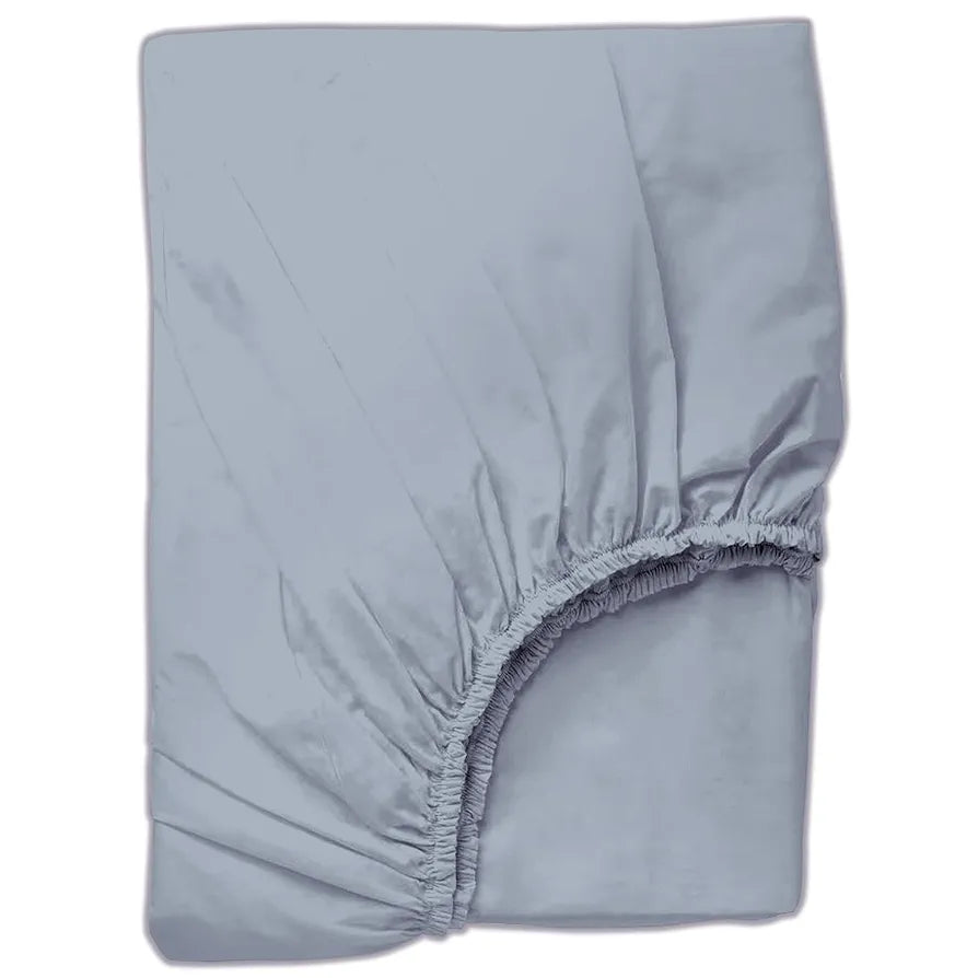 Trance Home Linen Premium 300 TC Pure 100% Cotton King Fitted Bedsheet with 2 Pillow Covers 