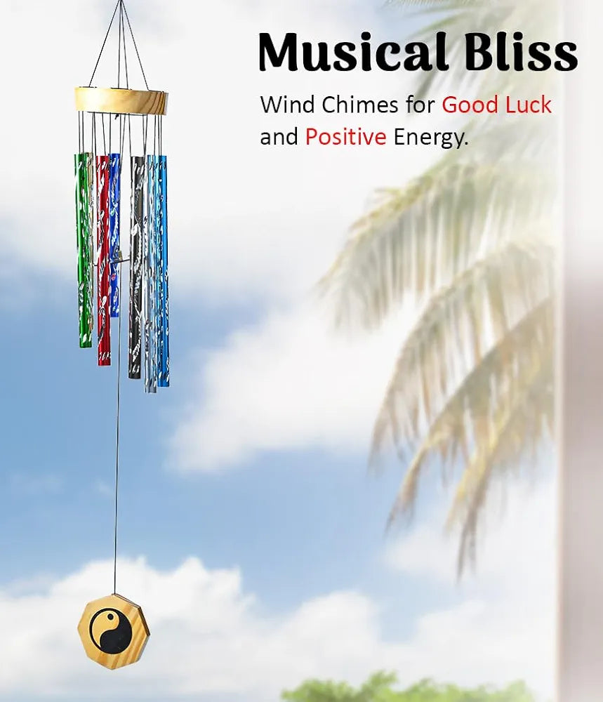 ZAICUS Wind Chime for Balcony, Garden, Home Decor | Feng Shui Gift for Positive Energy 