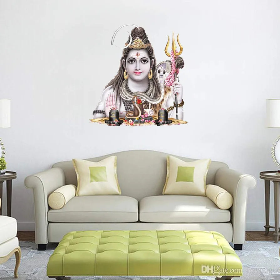 Rangoli White Glossy Vinyl Wall Sticker Premium Self-Adhesive Waterproof Decorative Wall Decal for Bedroom, Living Room, Office & Home Decoration Easy to Apply. Parent-6, Design-11