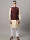 Jompers Woven Design Nehru Jackets