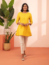 Likha Yellow Solid Kurta LIKTOP11