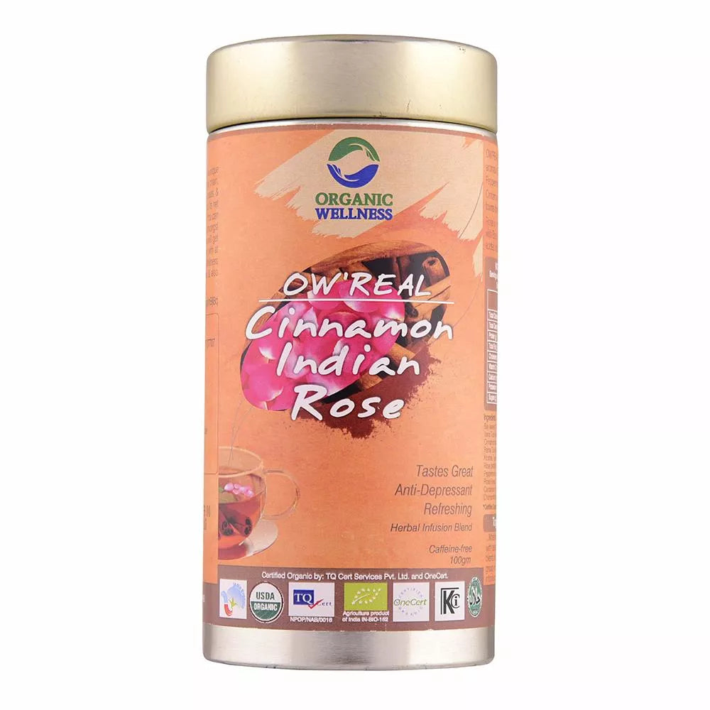 Organic Wellness Cinnamon Indian Rose 100 grams Tin Pack Swadesii