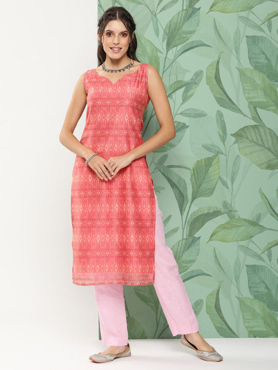 anayna Geometric Printed Kurta