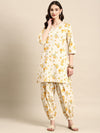 Anayna Women Floral Printed Regular Kurta with Dhoti Pants