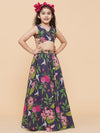 Bitiya by Bhama Girls Printed Ready to Wear Lehenga & Choli