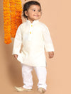 Vastramay Sishu Boys Mandarin Collar Cotton Kurta 2-3 Years