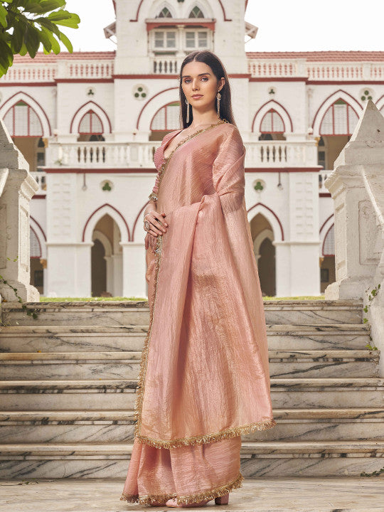 Tikhi Imli Sequinned Organza Saree