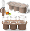 House of Quirk Ice Cube Tray for Stanley Ice Mold Tumbler Cup 950-1200ml - (Choco)