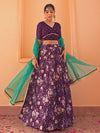 Janasya Embroidered Ready to Wear Lehenga & Blouse With Dupatta