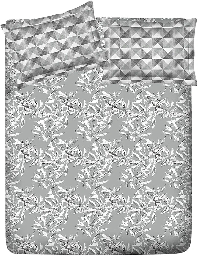 Layers Illuminating Homes Bedsheet King Size Bed Cotton, Includes 2 Pillow Cover, Light Weight, Breathable, Skin Friendly, Moisture Absorbent, All Season Comfort 