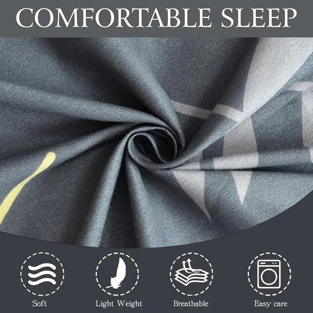 FRESH FROM LOOM King Size Bed With Two Pillow Cover | Soft Glace Cotton Fitted Bedsheet | Elastic Fitted Bed Sheets | Bed Covers For Mattresses Tuck In , 144 TC