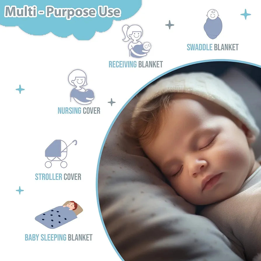 Divine Casa 120 GSM Microfiber Reversible Kids Single Bed Comforter | Ultra-Soft Toddler Blanket | Lightweight & Cozy | All-Season Bedding for Babies & Kids | 135 x 100 cm, Blue Topaz