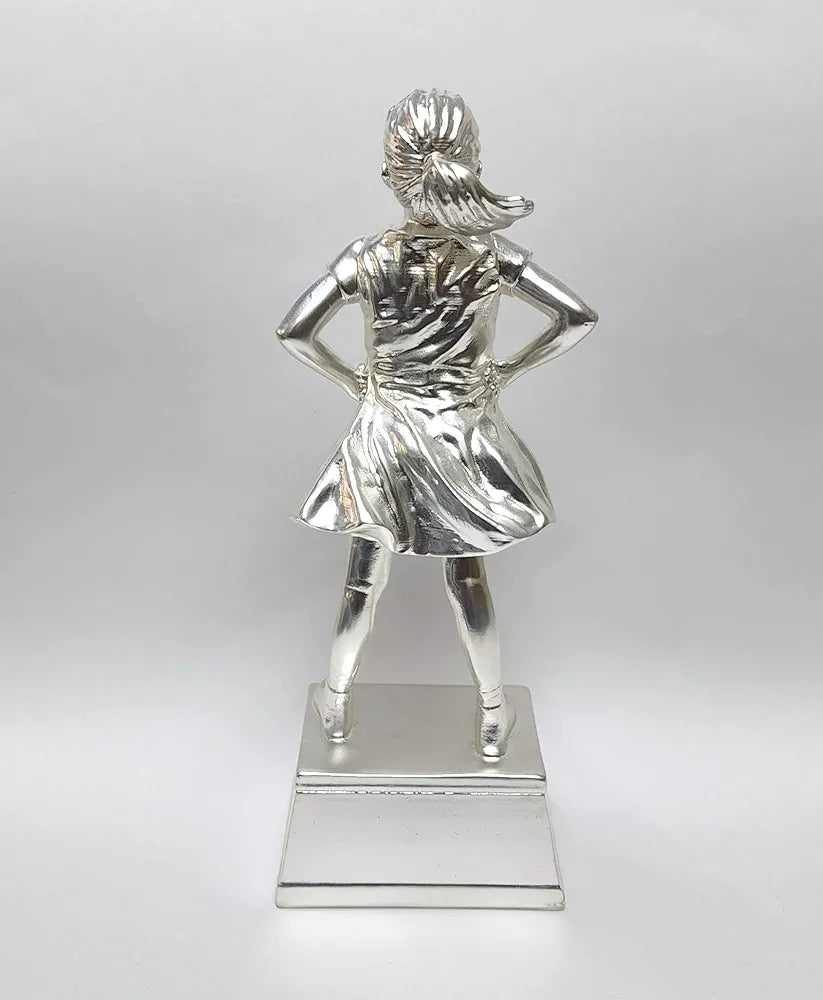 Gold Art India Silver Plated Figurine for Daughter | World's Best Daughter | Best Gift Girl | Idol Figurine for Inspiration, 7.7 cm , 7.7 cm , 20.4 cm