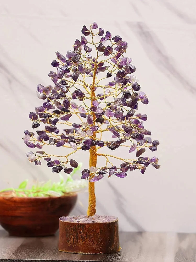 ZAICUS Amethyst Crystal Tree | Gemstone | Purple Office Supplies | Healing | Money | Amethyst |Bedroom Décor