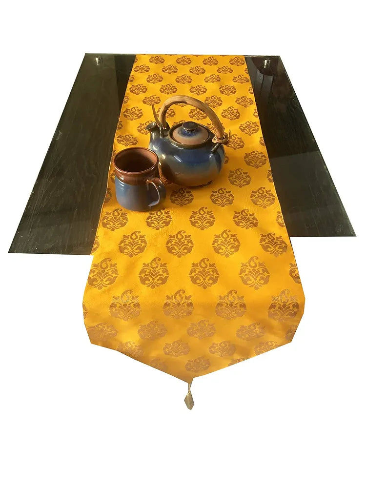 PINK PARROT Durable Polyester Silk Table Runner 12