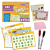 Popcorn Games & Puzzles ABC and Numbers Reusable Activity Mats with 2 Marker Pens Gifts & Creative