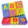 FunBlast 36 Pieces Mini Puzzle Foam Mat for Kids Learning Alphabet and Number Mat