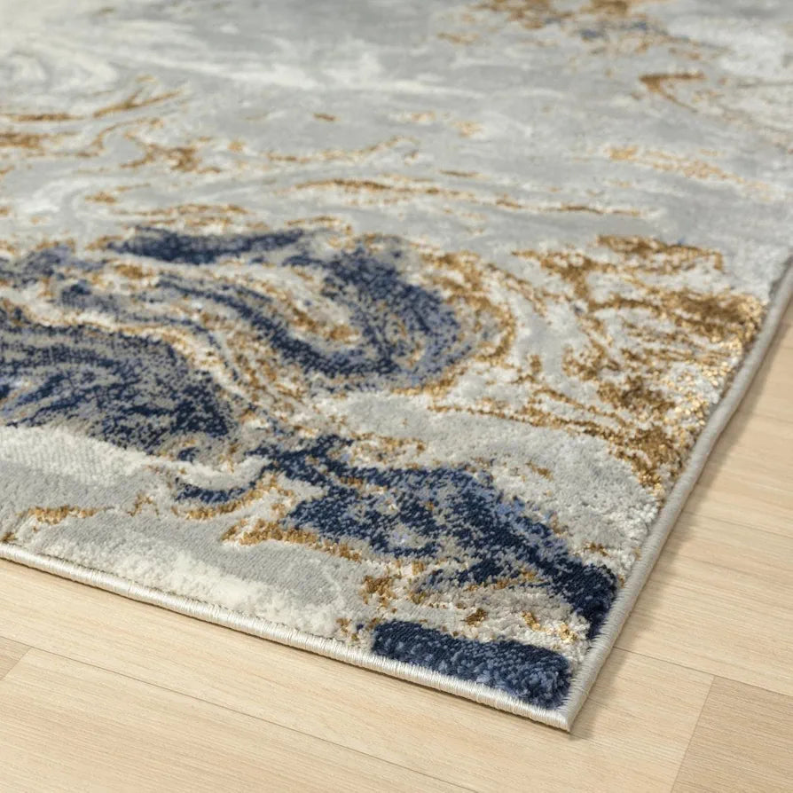 ishro home 3 x 5 Feet 3D Jet Multi Printed Carpet Rug Runner and Carpets for Bedroom/Living Area/Home with Anti Slip Backing )