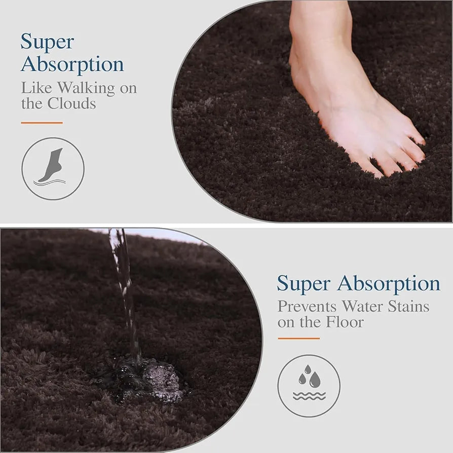 ishro home Premium Fuzzy Shag Carpet for Hall, Rugs for Living Room, Carpets for Living Room | Machine Washable – Soft, Stylish, and Built to Last | 
