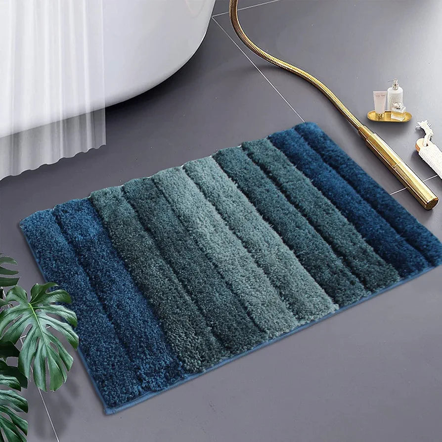Luxe Home Bathmat 2500 GSM Microfiber Anti Skid Water Absorbent Machine Washable and Quick Dry Luxury Mats for Bathroom, Kitchen, Entrance 