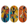 Artvibes Abstract Art Dancers Wood Wall Hanging Decoration Items for Home | Set of 3