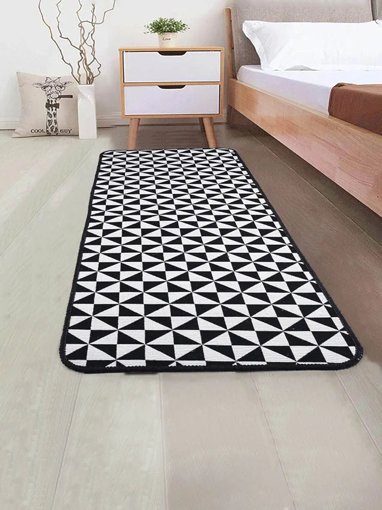 Saral Home Firki Designer Soft Cotton Durable & Washable Multipurpose Runner for Home/Kitchen/Living Area/Lobby/Office with Anti Skid Backing 