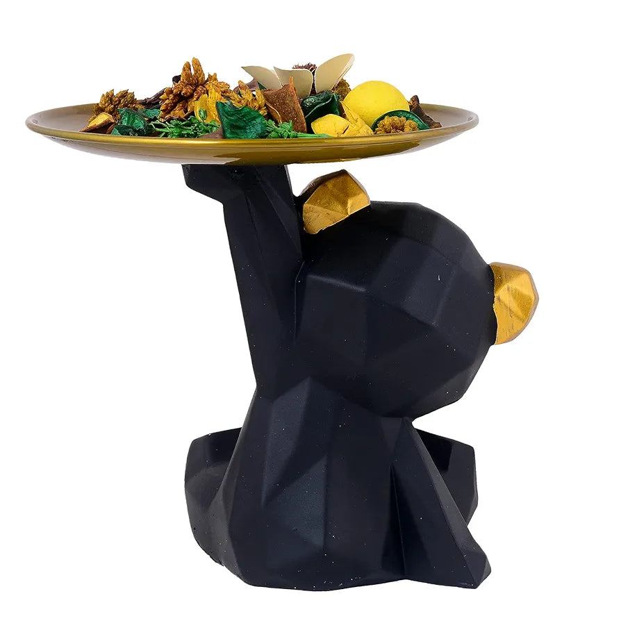 zart Resin Cool Dog Showpiece For Home Shelves Decor Item, Home Kitchen Decor, Office Decor Item , Pack of 1