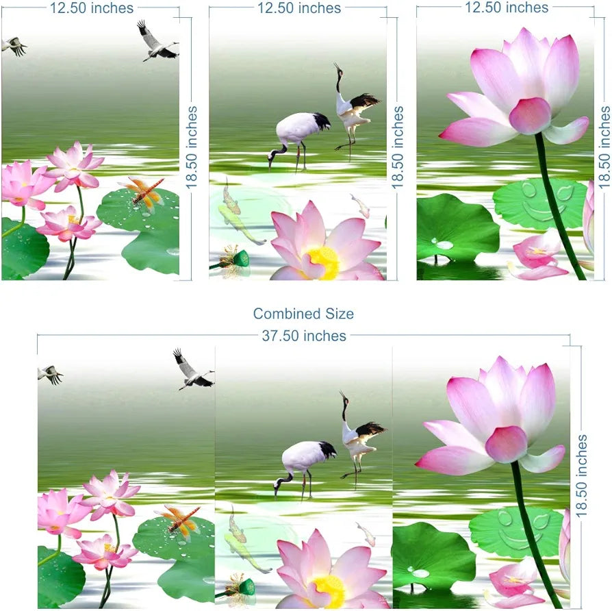 Rangoli MDF 3 Pcs Wall Poster 12x18 Inch Decorative Wall Art for Home, Office, Living Room. P-4, Design-10