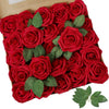 Pack of 50 Real Looking Artificial Roses w/Stem