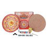 Hobby India Diy Lippan Art Mandala Painting and Craft Kit - Complete Set With Wooden Mandala Board | Mandala Design