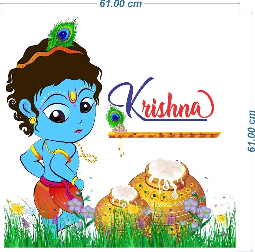 Rangoli White Glossy Vinyl Wall Sticker Premium Self-Adhesive Waterproof Decorative Wall Decal for Bedroom, Living Room, Office & Home Decoration Easy to Apply. Design-5