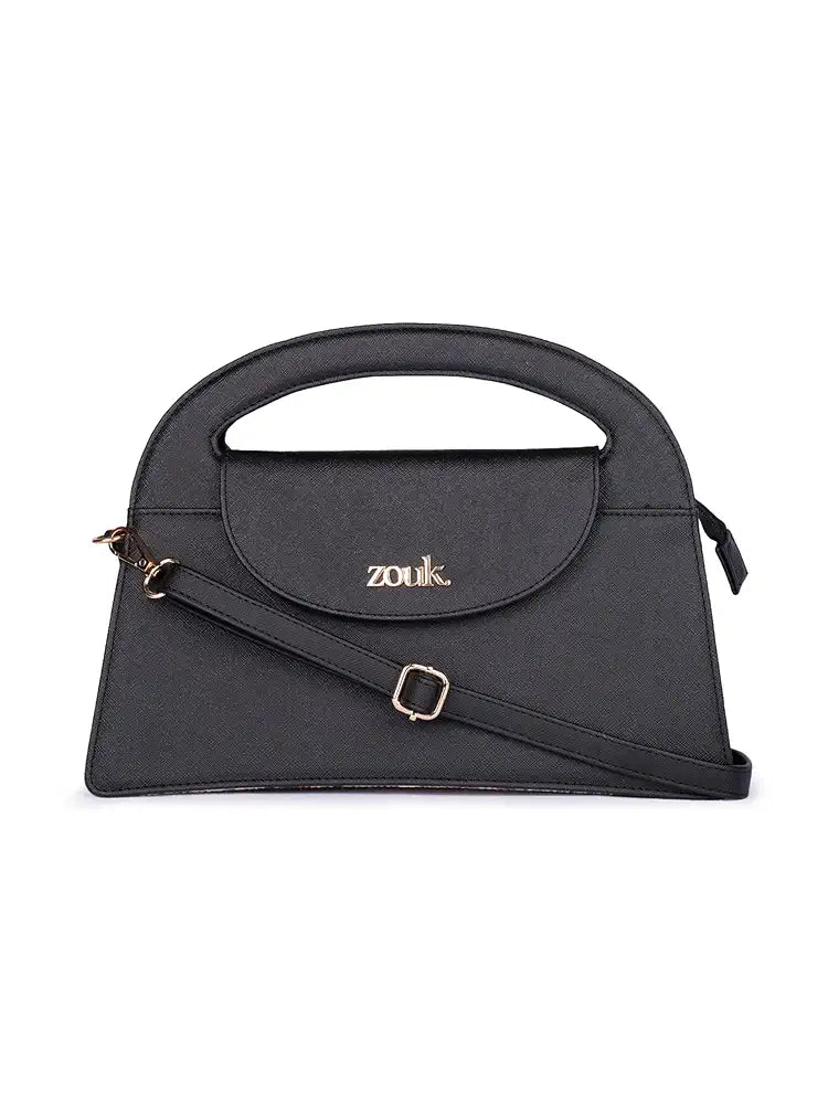 ZOUK Rhea Kapoor Sling Bag | Stylish Vegan Leather Crossbody Bag for Women |