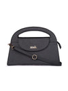 Zouk Rhea Kapoor Sling Bag Jute & Leather Crossbody Bag for Women